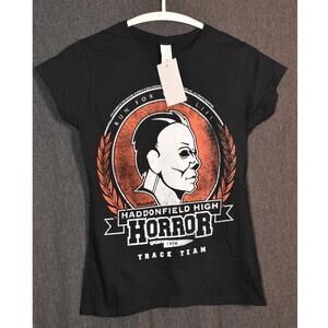 NEW Halloween Women's Small Michael Myers T-Shirt Nerd Block Horror NWT